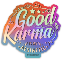 Good Karma is my Aesthetic Sticker - the Marbert Shop